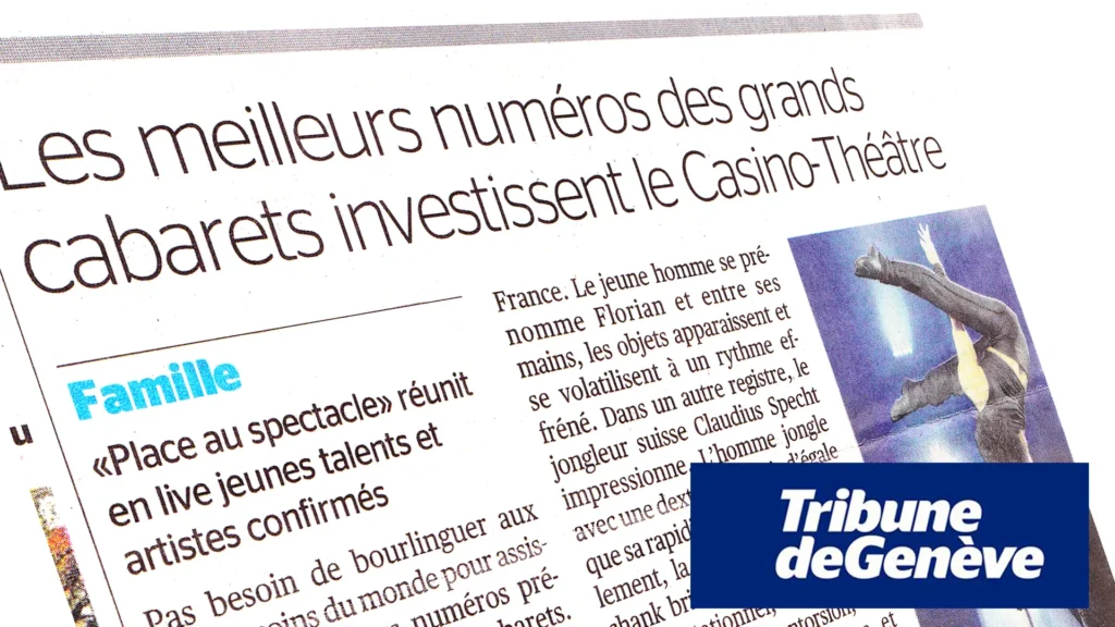 Tribune de Genève - Article - Thursday Feb 24, 2011