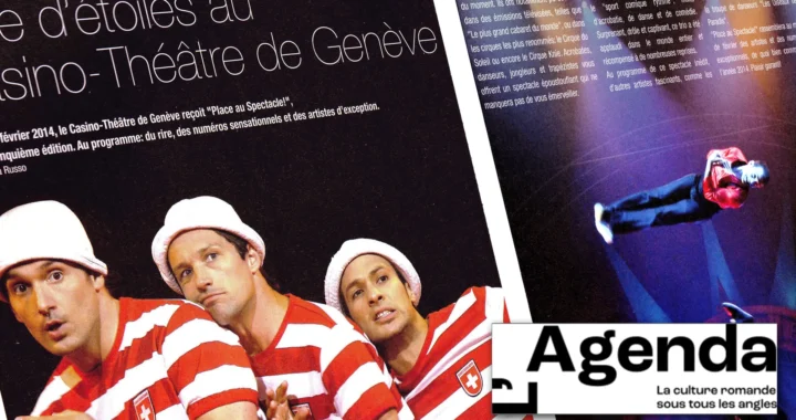 L'Agenda - Jan-Fév 2014 Place au Spectacle!