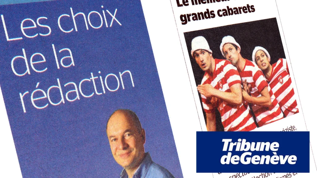 Tribune de Genève - Choix de la rédaction - Place au Spectacle!