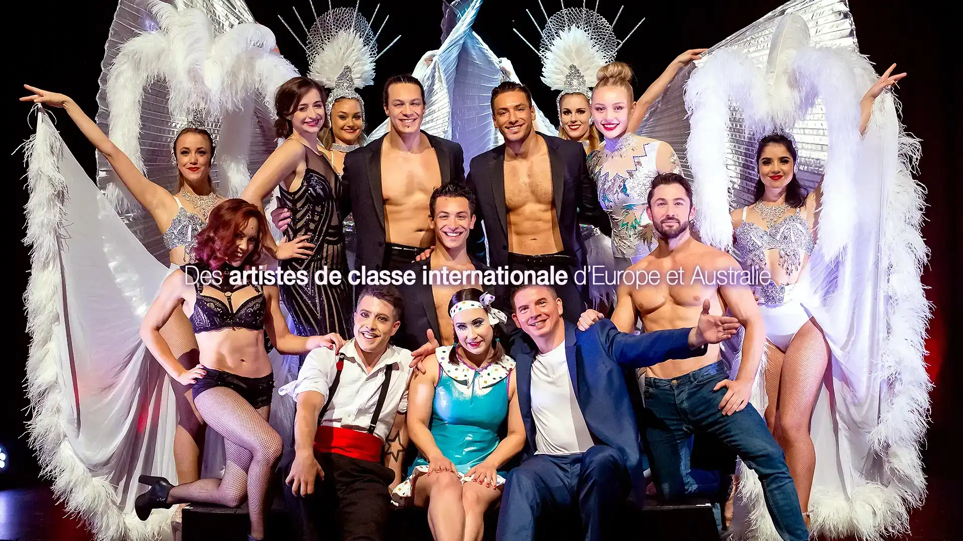 Spectacle Beefcake & Beauty. Casting de création 2019. 14 artistes cirque et cabaret de classe internationale venus d'Europe et d'Australie