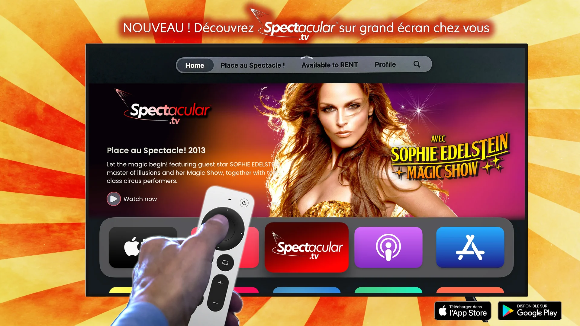 Découvrez Spectacular TV